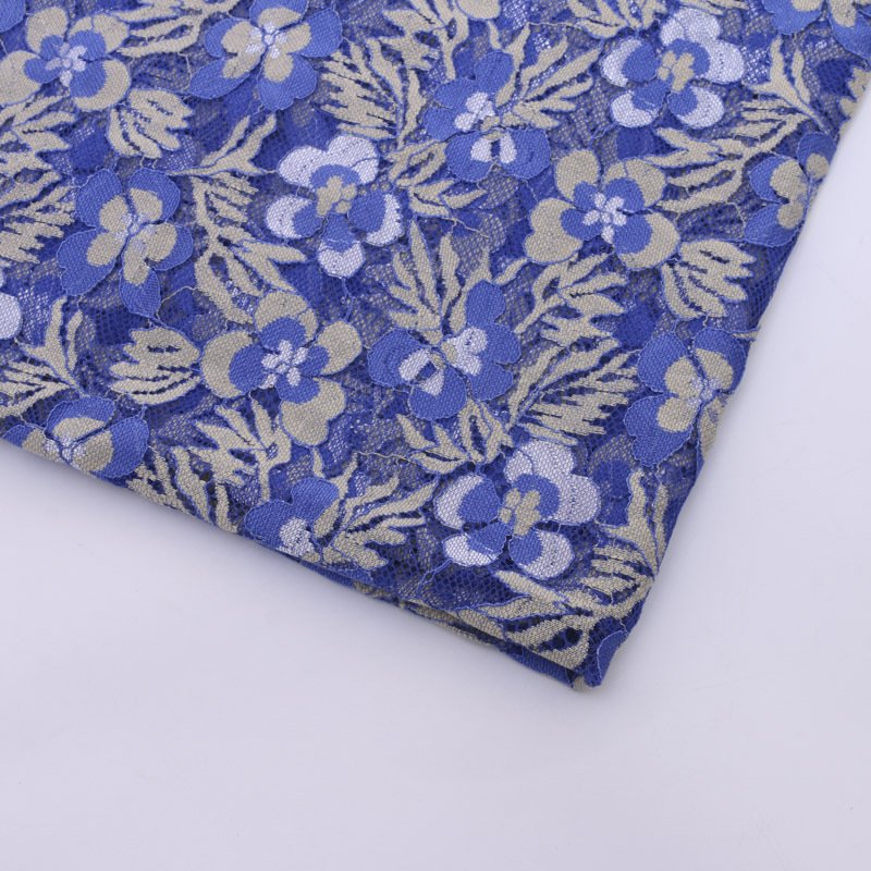 Lace Fabric Cutwork Dress Polyester for Women's Wear Wholesale Supplie 10